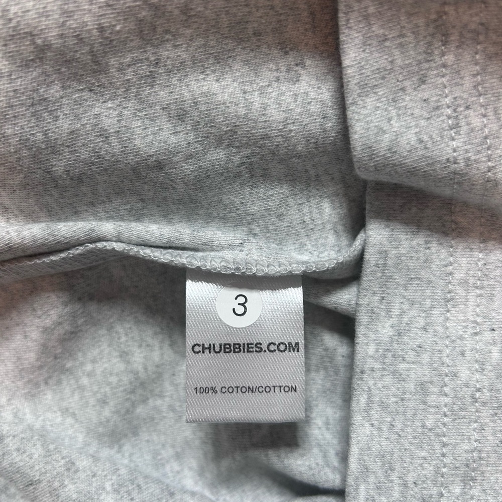 NWT Chubbies The Basic Oversized Tee - Size S, Mid Gray Heather - Picture 6 of 14
